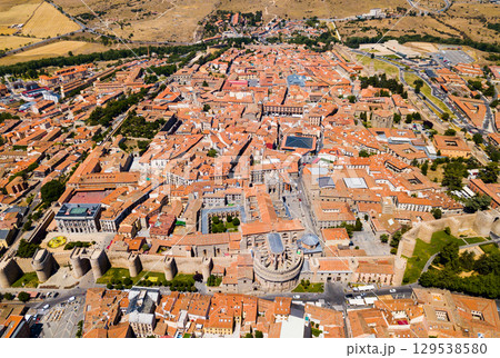 Medieval Spanish city Avila 129538580
