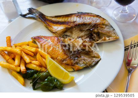 Grilled dorada Grilled dorada 129539505