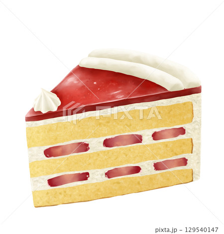 いちごジュレたっぷりいちごショートケーキ 129540147