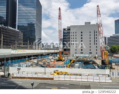 日本一高いビルとなる Torch Tower の建設現場(2025年8月撮影) 日本一高いビルとなる Torch Tower の建設現場(2025年8月撮影) 129540222