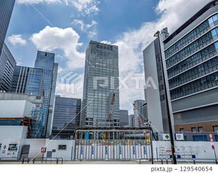 今しか見られない空　日本一の高さとなる Torch Tower の建設現場（2025年8月撮影） 129540654