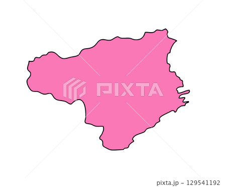 日本地図 徳島県 日本地図 徳島県 129541192