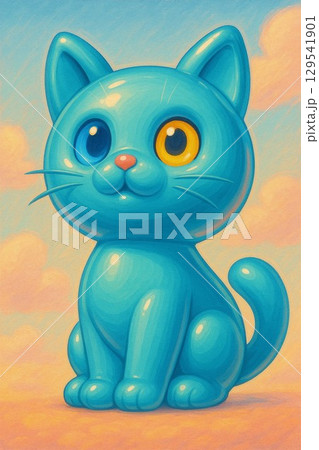 お座り猫 129541901