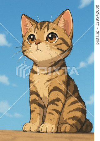 お座り猫 129542000