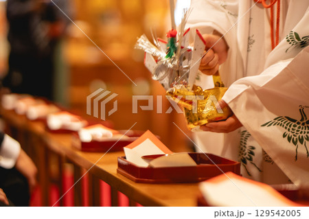 神前式の風景 神前式の風景 129542005