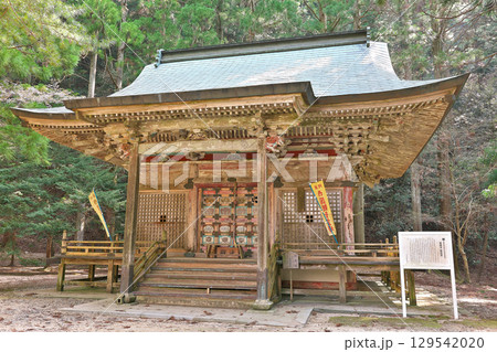 【箸蔵寺 (観音堂)】 徳島県三好市池田町州津蔵谷 129542020