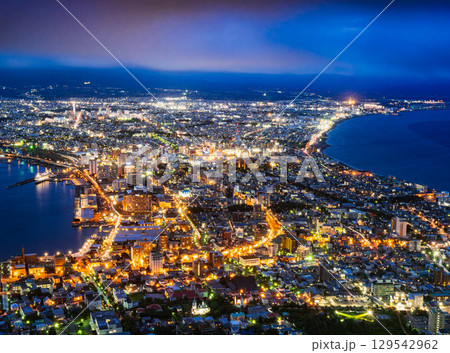 函館 日本三大夜景 函館 日本三大夜景 129542962