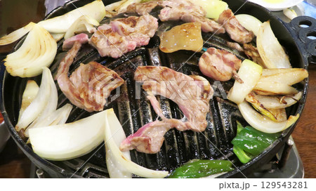 ジンギスカン食べごろ ジンギスカン食べごろ 129543281