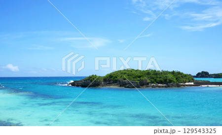 渡口の浜近くの小島 129543325
