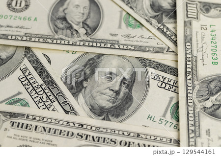 Old one hundred genuine American dollars series from 1990 to 2006 129544161