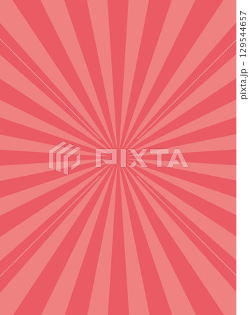 放射状に広がる集中線の背景イラスト 129544657