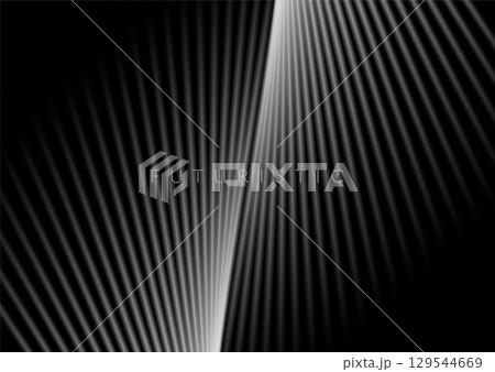 Minimal grey and black smooth lines abstract geometric background 129544669