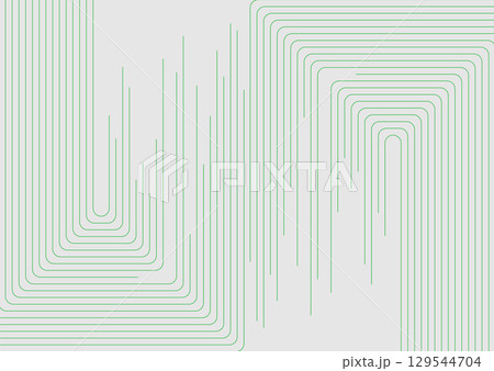 Green minimal lines abstract geometric tech background Green minimal lines abstract geometric tech background 129544704