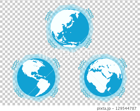 地球の寒冷化 ベクター 地球の寒冷化 ベクター 129544787