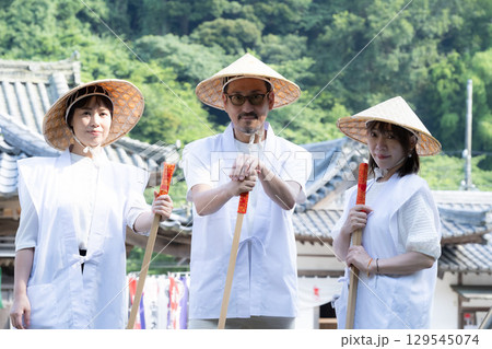 お遍路御一行　愛知県　知多　岩屋寺 129545074