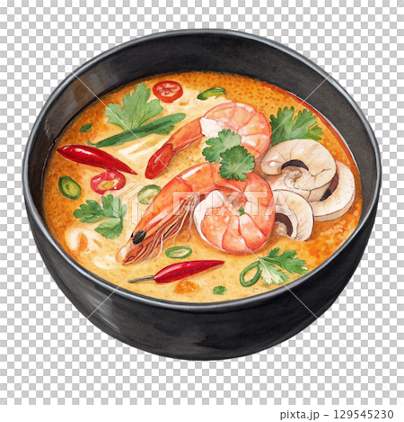 Watercolor illustration of Food Clipart PNG White Background Watercolor illustration of Food Clipart PNG White Background 129545230