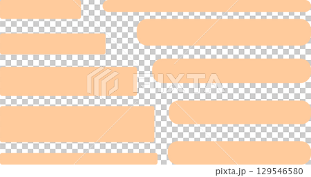 A set of pink and beige frames. Various horizontal rectangles. Rounded corners. Can be used as a background for text space. 129546580