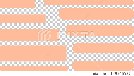 A set of pink and beige frames. Various horizontal rectangles. Rounded corners. Can be used as a background for text space. 129546587