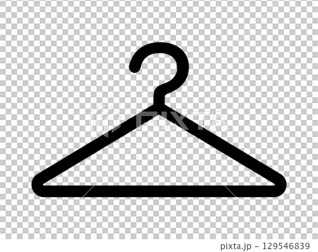 Hanger icon monochrome 129546839