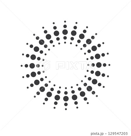 Circle dot symbol 129547203