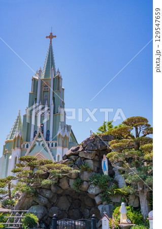 【長崎県平戸島】平戸ザビエル記念教会　青空 129547659