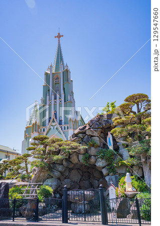 【長崎県平戸島】平戸ザビエル記念教会　青空 129547660