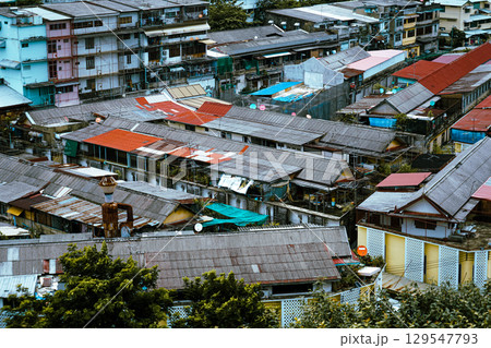 バンコク旧市街の密集地 バンコク旧市街の密集地 129547793