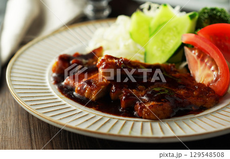 豚ロースのガーリックソテー 129548508