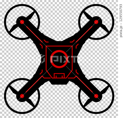 用於運輸和用相機拍攝的無人駕駛飛行器插圖 129550793