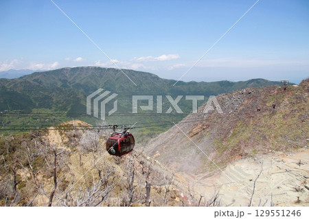 大涌谷の箱根ロープウェイ 129551246