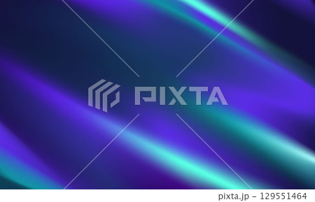 Vibrant abstract gradient background with flowing neon light waves in purple, blue, and cyan tones. Perfect for futuristic design, technology, or digital art concepts. vector design. 129551464