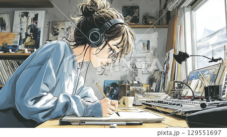 美優シリーズ:AI音楽生成でノリノリな女性 美優シリーズ:AI音楽生成でノリノリな女性 129551697