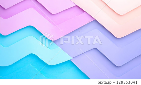 Vibrant abstract background featuring overlapping geometric shapes in shades of blue pink and purple with a dynamic zigzag pattern texture Vibrant abstract background featuring overlapping geometric shapes in shades of blue pink and purple with a dynamic zigzag pattern texture 129553041