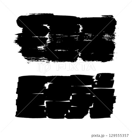 Grunge ink brush strokes elements. Black paint brush, stroke, line, grunge. Dirty textures of banners, boxes, frames and design elements. Black grunge brush stroke ink template collection Grunge ink brush strokes elements. Black paint brush, stroke, line, grunge. Dirty textures of banners, boxes, frames and design elements. Black grunge brush stroke ink template collection 129555357