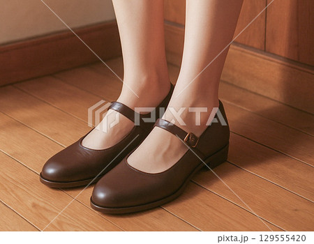 メリージェーンシューズ　女性 129555420