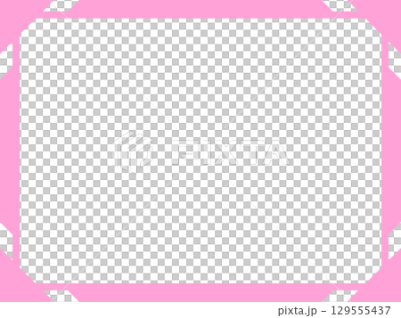 Simple pink horizontal frame 12 Pink 129555437