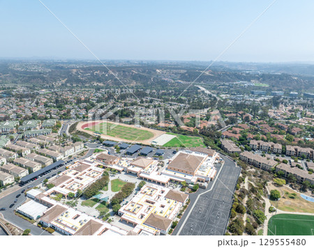 Aerial view of Del Mar Neighborhood, San Diego County Aerial view of Del Mar Neighborhood, San Diego County 129555480