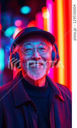 Dreamy double exposure of a woman face blending seamlessly with a swirling space nebula. Swirling galaxies and cosmic clouds create a surreal, infinite connection to the cosmos, banner 129556004