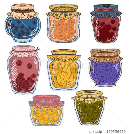 jar of jam jar of jam 129556453