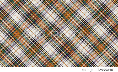 Orange Green Plaid Pattern for Design 129558461