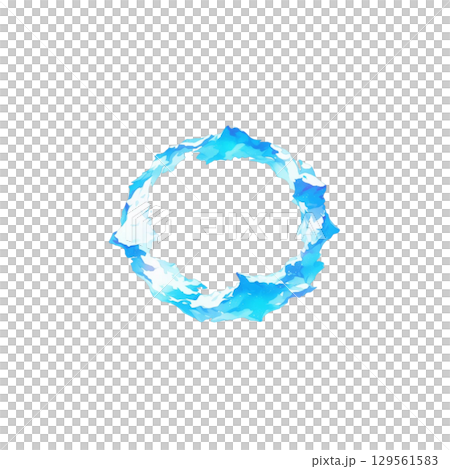 冰圓形效果、裝飾、材質、外殼、無背景、設計、框架 129561583