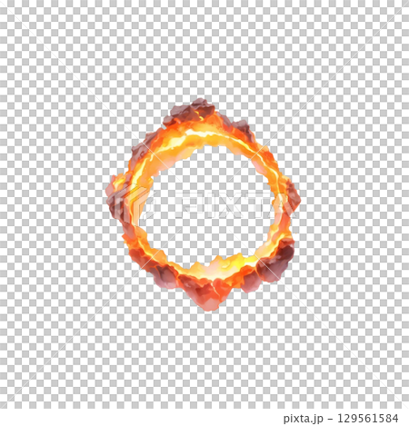 岩漿圓形效果,裝飾,材料,外殼,無背景 岩漿圓形效果,裝飾,材料,外殼,無背景 129561584