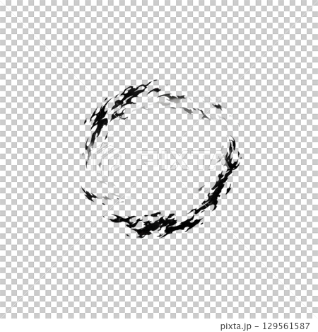 煙霧圓形效果、設計、裝飾、材質、外殼、無背景 129561587