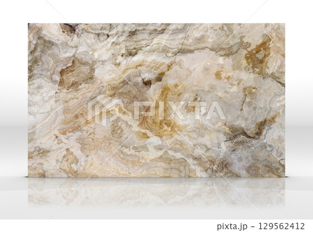 Grey and gold Onyx marble tile texture Grey and gold Onyx marble tile texture 129562412