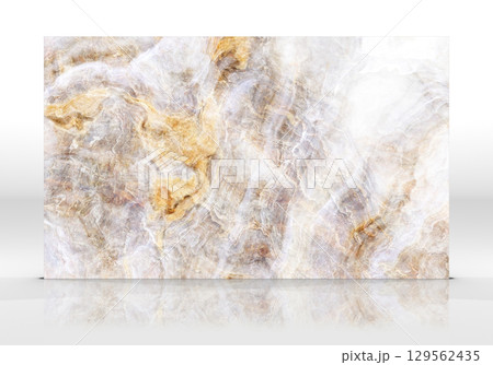 White gold Onyx marble tile texture White gold Onyx marble tile texture 129562435
