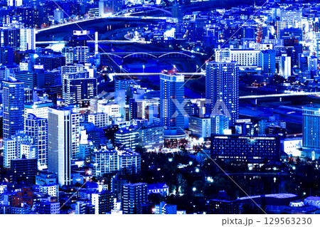 美しい札幌の夜景 美しい札幌の夜景 129563230