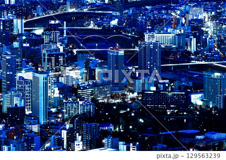 美しい札幌の夜景 美しい札幌の夜景 129563239