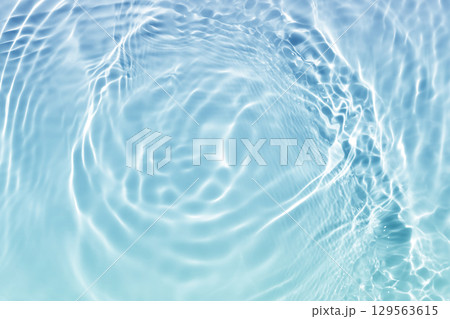 水 波 青 緑 夏 テクスチャ 背景 129563615