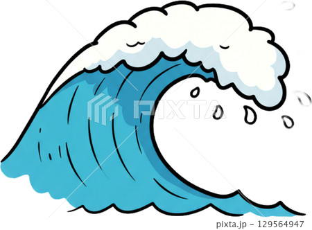 blue whale flying in the ocean 129564947
