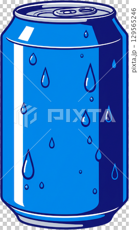 water drops on metal surface 129565246